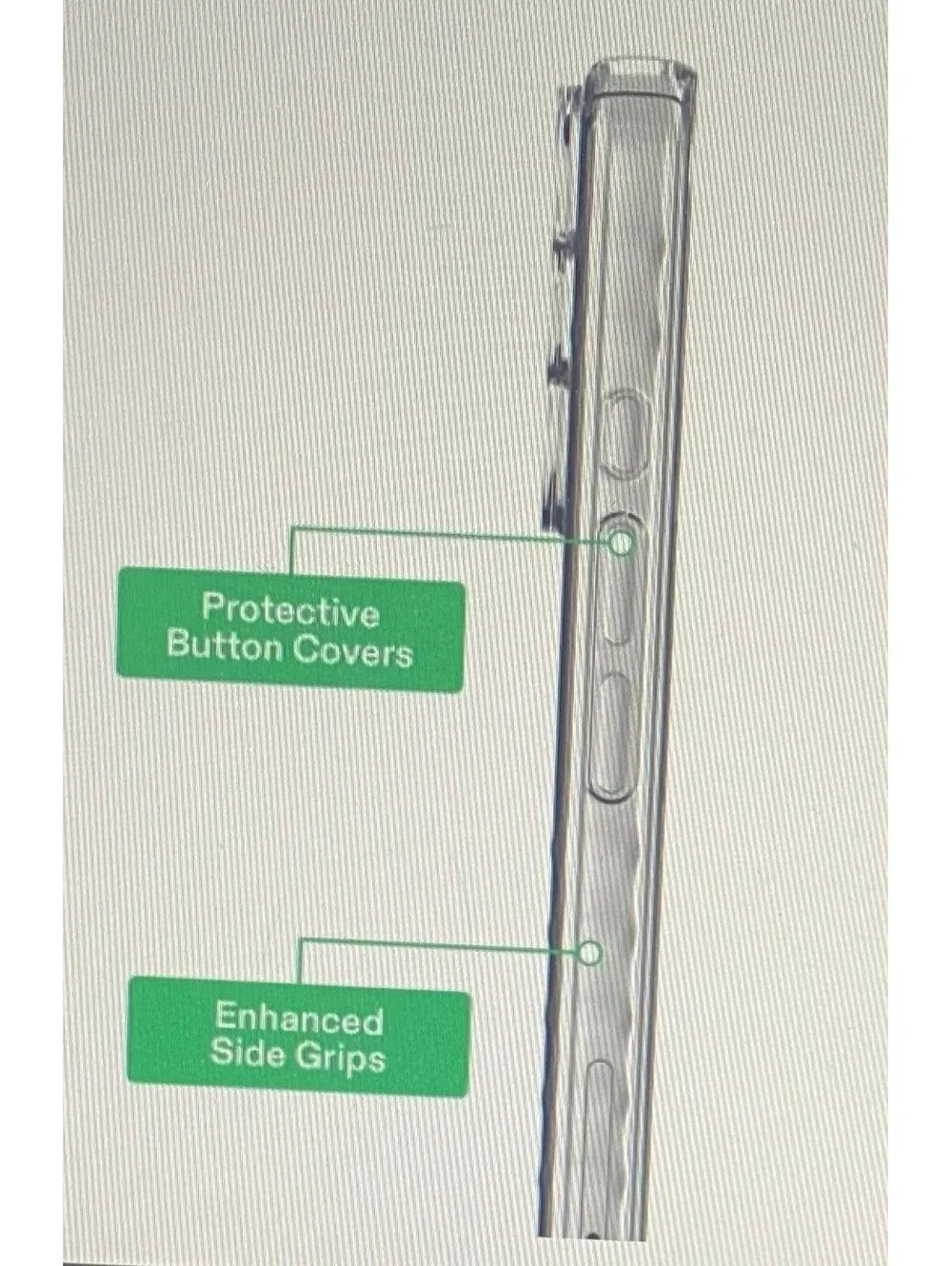 Onn Protective Gel Case for iPhone 16 Clear